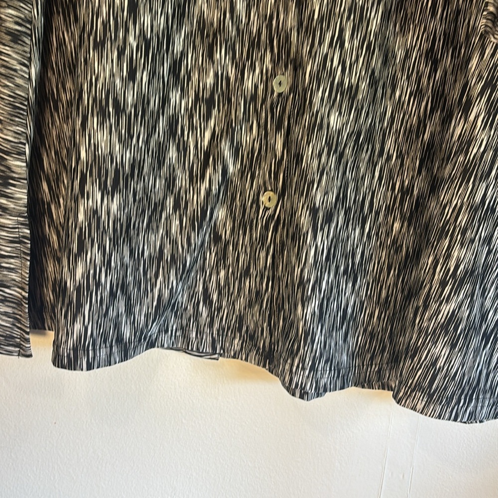 Parsley & Sage Monochrome Striped women’s Top - Picture 6 of 11